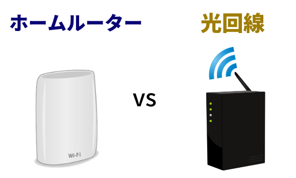 光回線とホームルーター