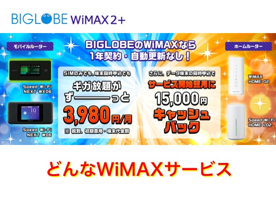 BIGLOBE WiMAXとは