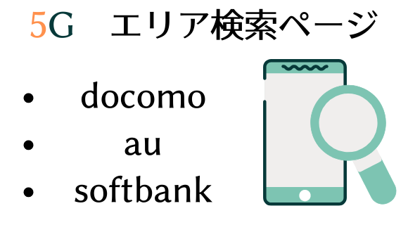 5Gエリア検索ページ