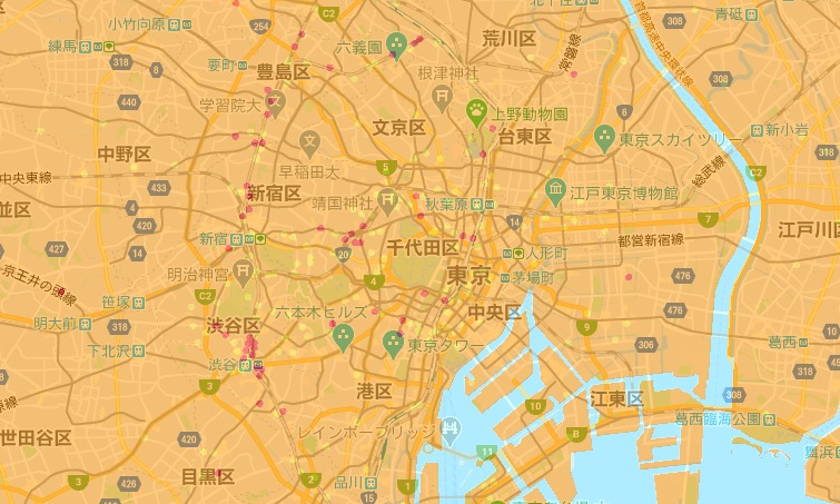 auの5Gエリア