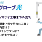 ビッグローブ光に申し込んでから工事までの流れ